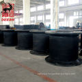 Customized size super cell rubber fender for protecting port